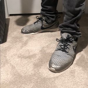 Silver shoes NIKE